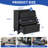 This 34.3-Inch Rolling Metal Tool Storage Unit Boasts Sturdy Build, Secured Doors And 6 Drawers For Convenient Garage And Studio Keeping.