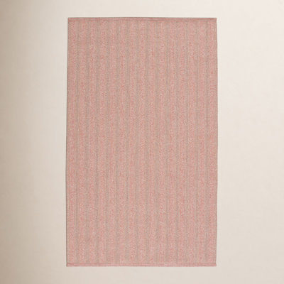 Dieterich Rose Hand-Woven Striped Outdoor Rug