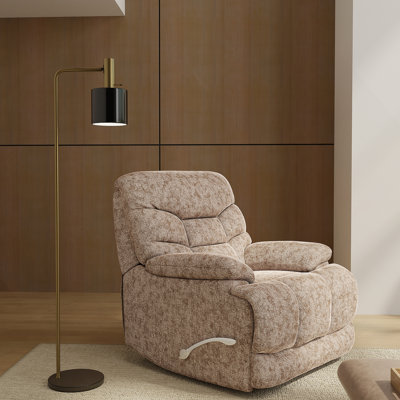 Swivel Glider Recliner in Alaska Fawn
