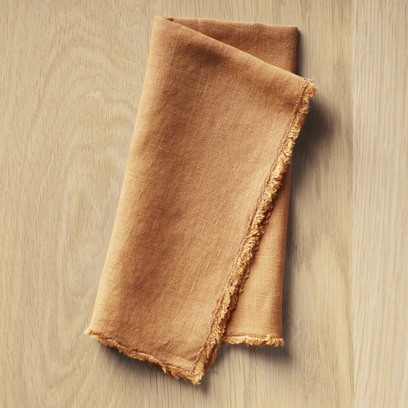 Zadia Linen Napkin, Terracotta