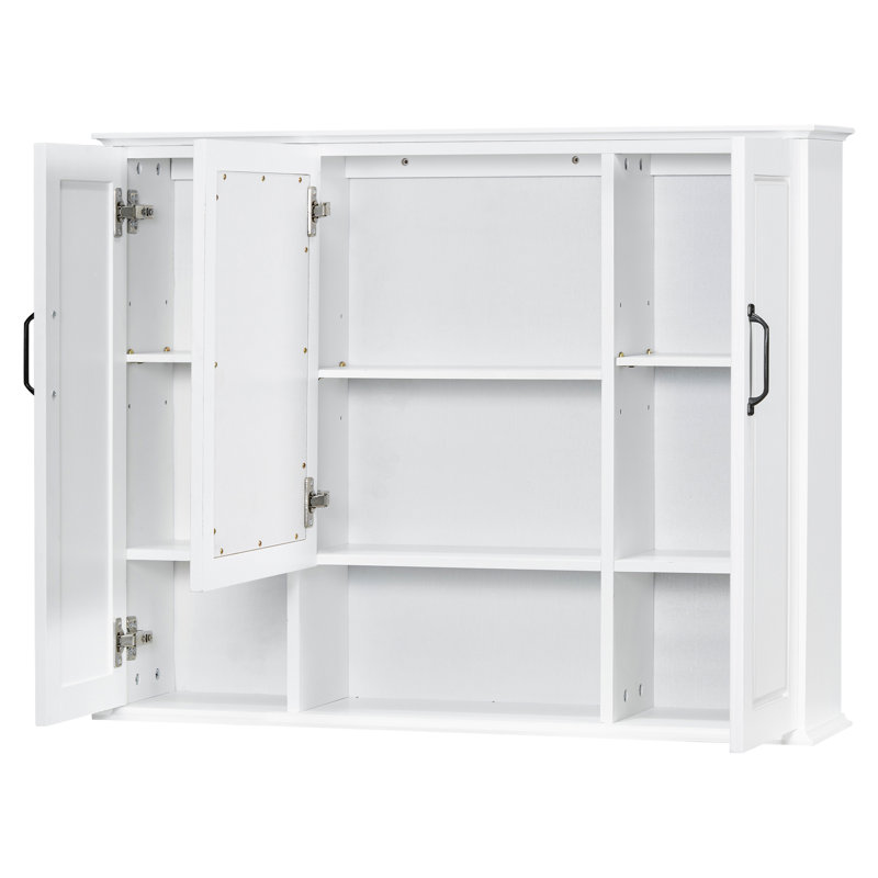 Bathroom Storage Wall Cabinet with Mirror