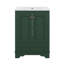 Meuble-lavabo 24 po avec lavabo, meuble-lavabo moderne en bois avec poignées argentées et 1 tiroir inférieur-1271086958