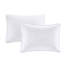 Couvre-lit réversible blanc pour très grand / très grand lit - 3 pièces, microfibre et microfibre douce et lavable à la machine, rembourrage à 100%, surdimensionnée, facile à nettoyer