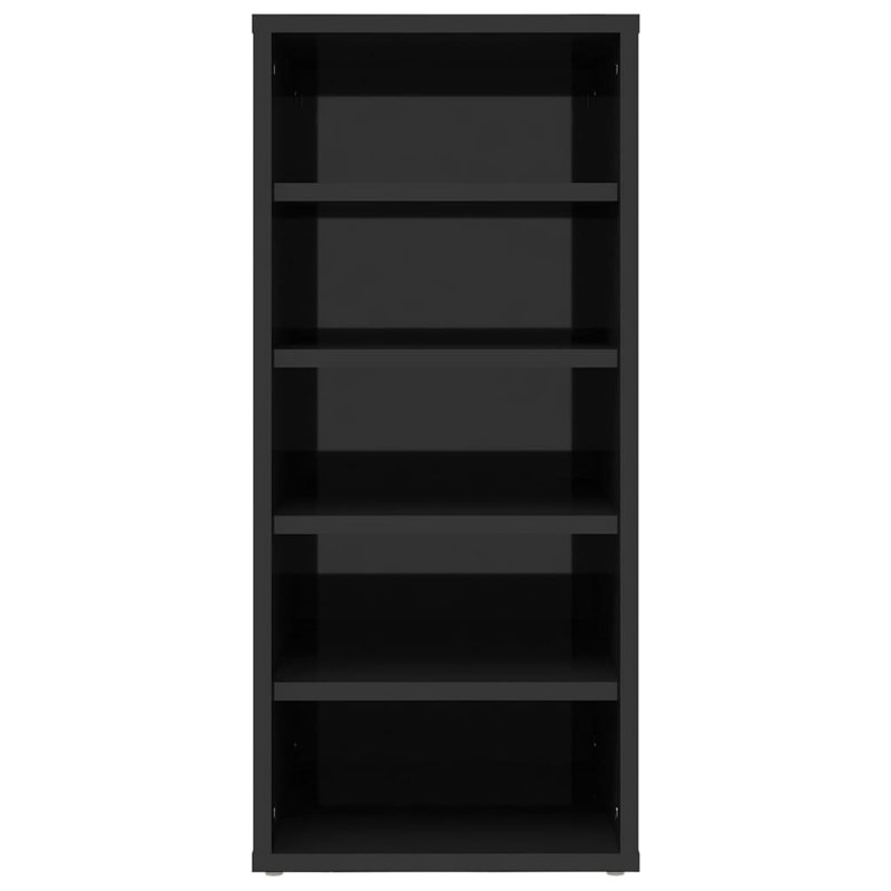 5 Pair Shoe Rack, High Gloss/Black