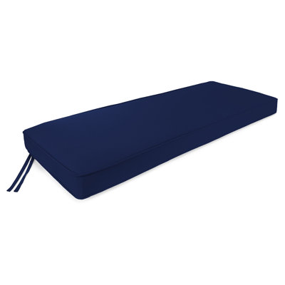 47" x 17" Outdoor Bench Cushion with Ties and Welt