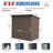 6.26 ft. W x 4.51 ft. D Metal Portable Storage Shed-90996235