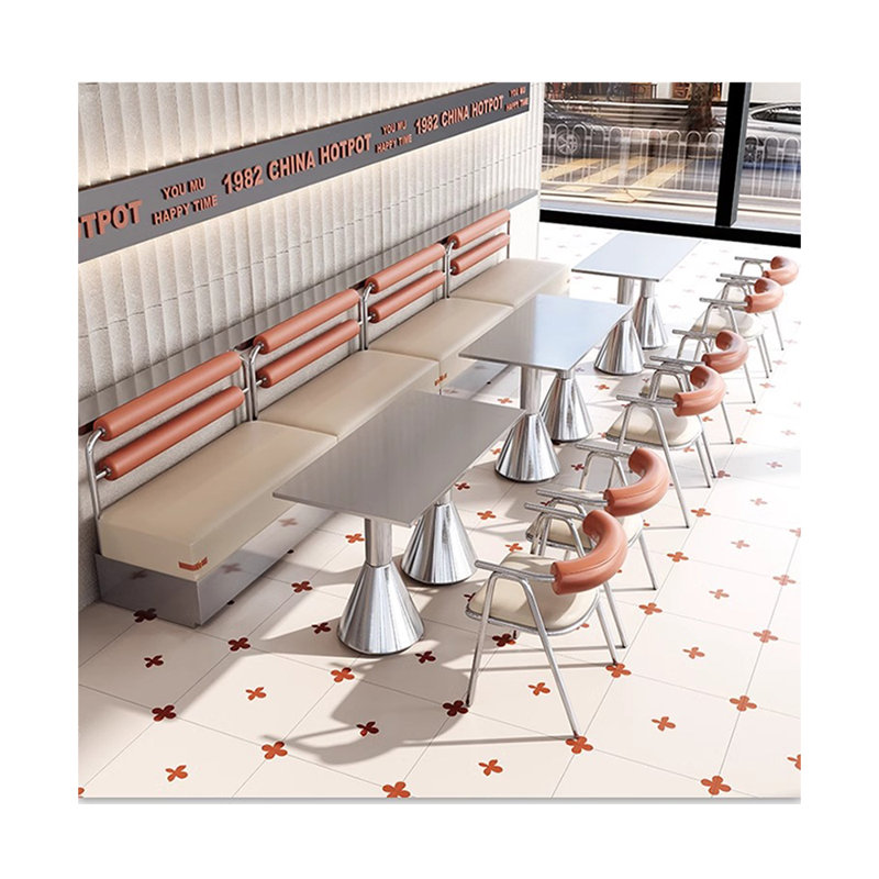 Banc de restaurant moderne et simple