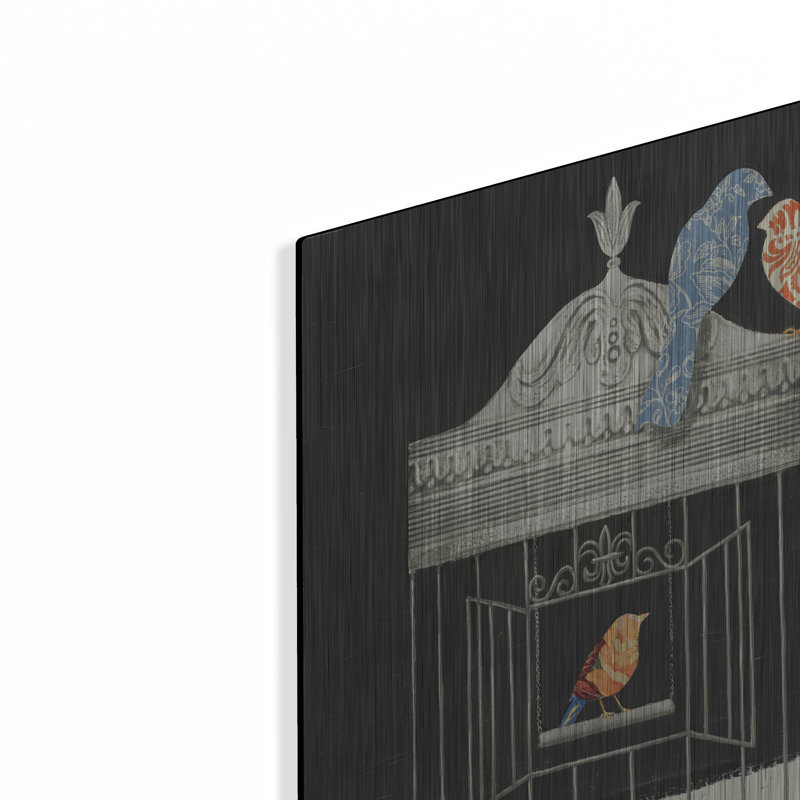 Art mural en métal Winston Porter «La twitt» par Emily Adams, H 24 po x l 16 po