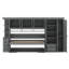Lit escamotable simple avec bureau, lit escamotable avec armoire de rangement et garde-robe, lit rabattable pour appartements et petits espaces-2111493270