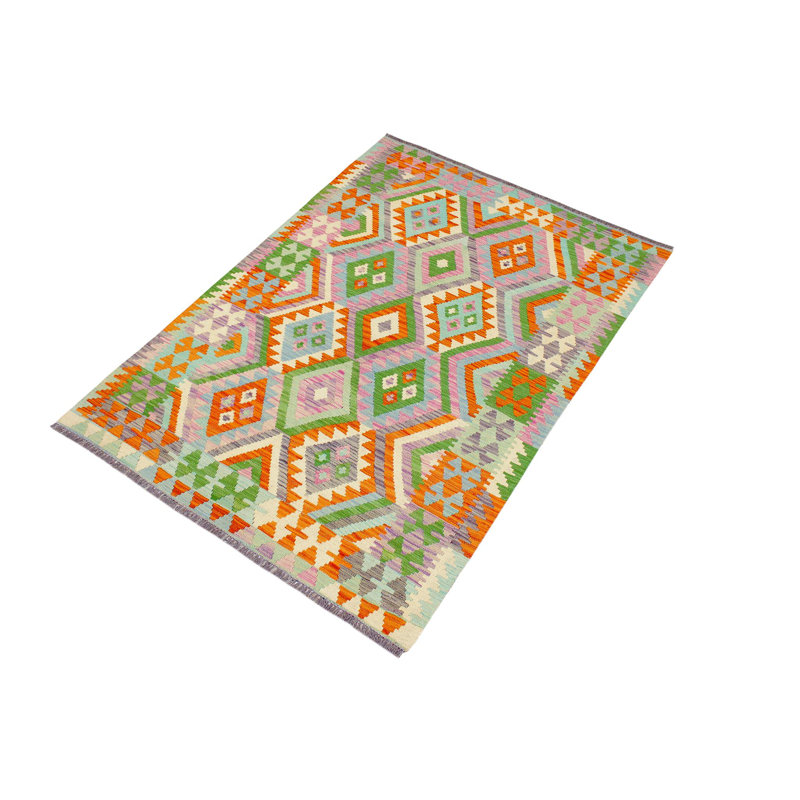 Kelveonta Wool Geometric Rug