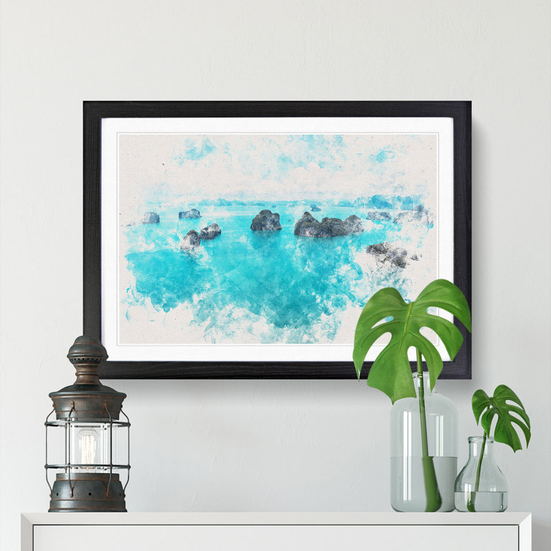 Ko Hong in Thailand - Picture Frame Painting Print, Black Framed, 62cm H x 87cm W x 2cm D