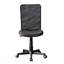 Chaise de bureau en filet noir