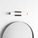 Erby Single Light Glass Aluminum Dimmable LED Flush Mounted Sconce