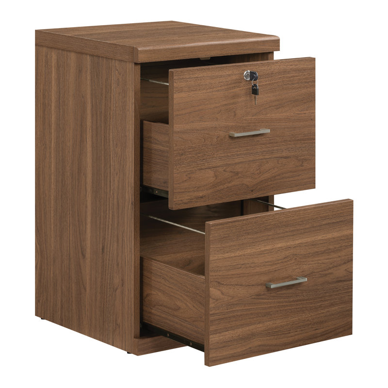 17'' Wide 2 -Drawer File Cabinet, Majestic Walnut