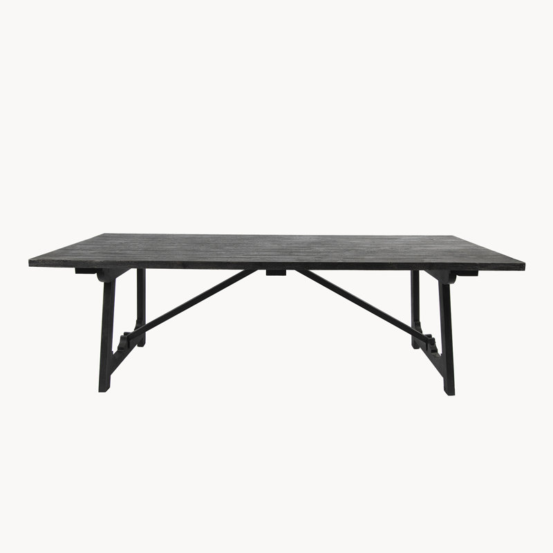 Searle Pine Solid Wood Dining Table, 76" H x 90" W x 180" L