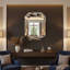 Miroir mural décoratif pour salon élégant