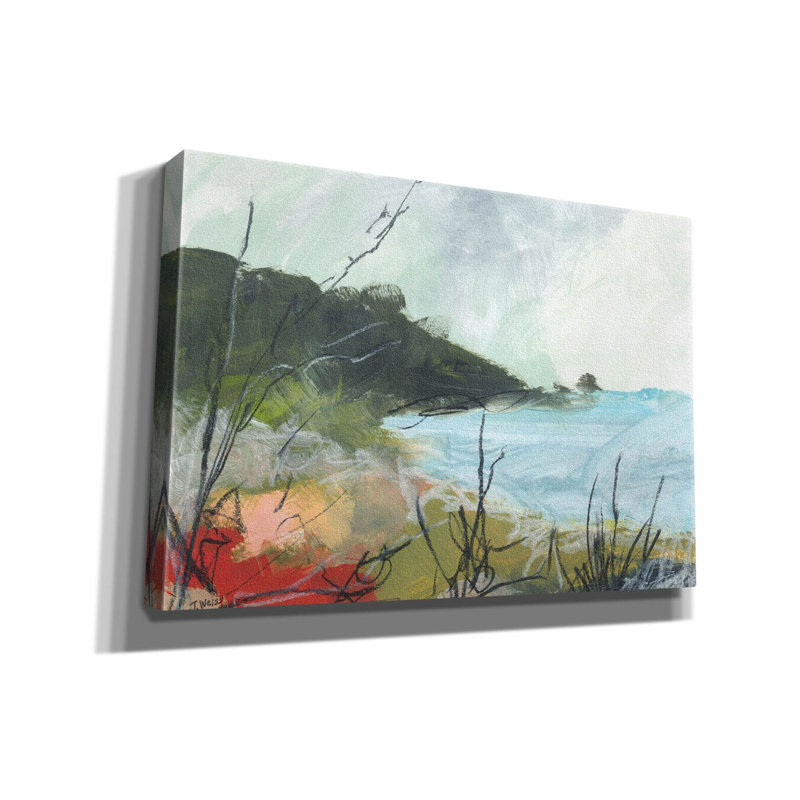 «Wandering No. 2» par Jan Weiss, art mural sur toile, H 18 po x l 26 po x P 0,75 po