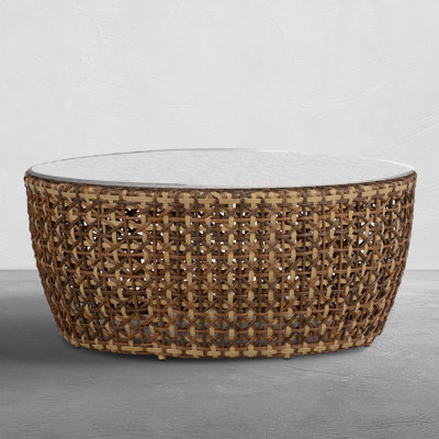 Largo Woven Coffee Table - Ago Resin