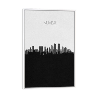 Mumbai, India City Skyline by Ayse Deniz Akerman - Print on Canvas