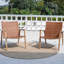 Ensemble de 2 chaises d'extérieur 2 pièces