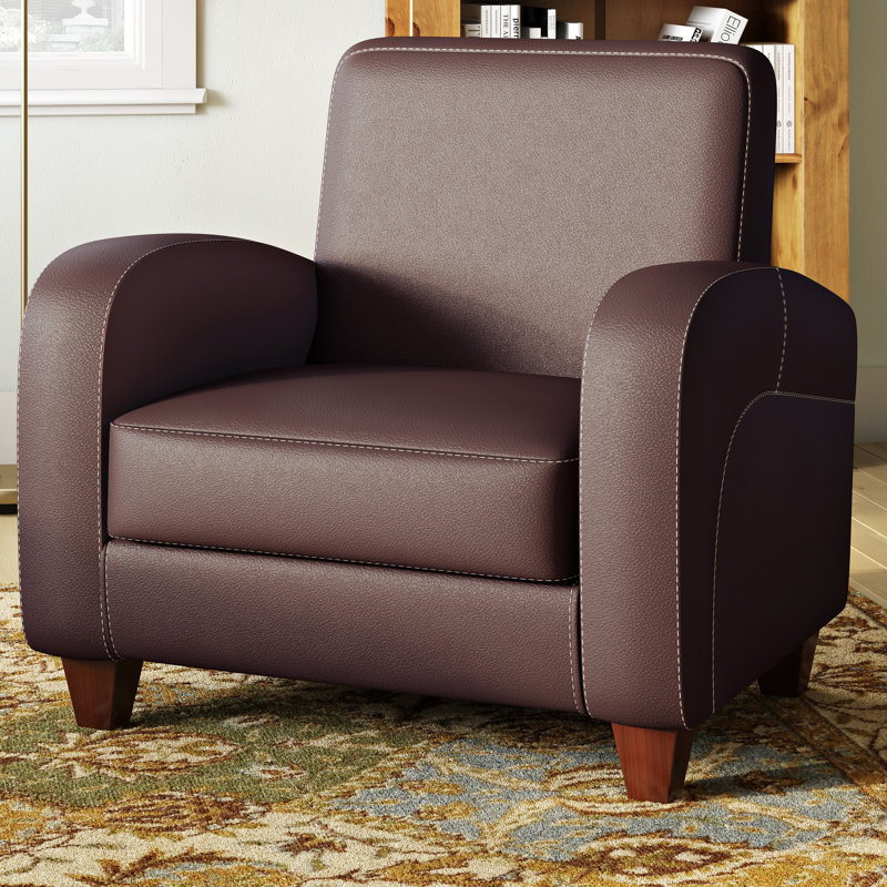 Batavia Faux Leather Club Chair