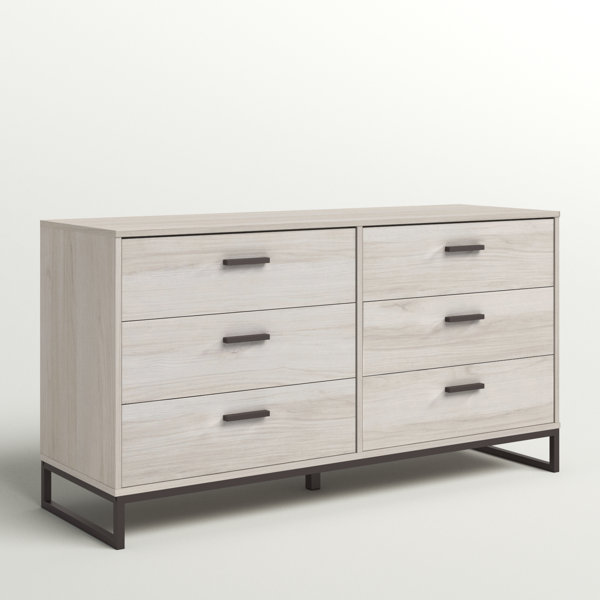 Sand & Stable™ Manuel 6 Drawer 59'' W Double Dresser & Reviews | Wayfair