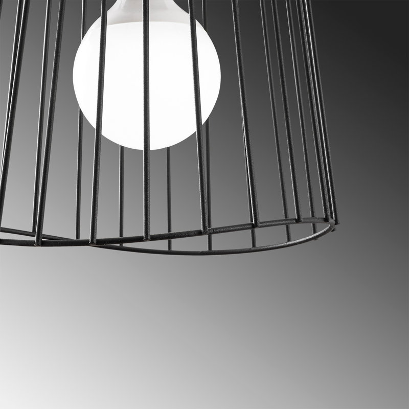 Luminaire suspendu géométrique simple à 1 lumière
