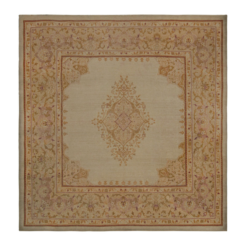 Hand Knotted Wool Area Rug
