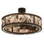 Rustic Lodge 8 - Light LED Chandelier