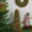 Mini Pinecone And Frosted Wild Berries Christmas Cone Tree - 15"