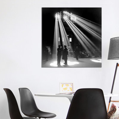 Chicago Union Station by Jack Delano - Wrapped Canvas Print