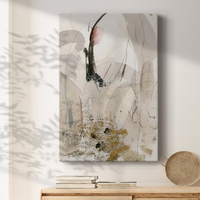 Sands And Sediments II On Canvas Print