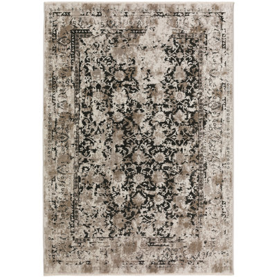 Tapis oriental en polyester / polypropylène Jacklene