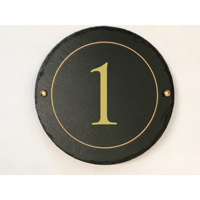 Easingwold 24cm H Stone House Number
