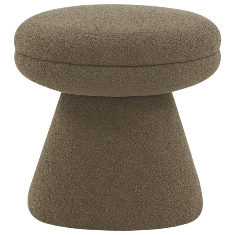 Jahlynn Upholstered Ottoman, Dark Brown