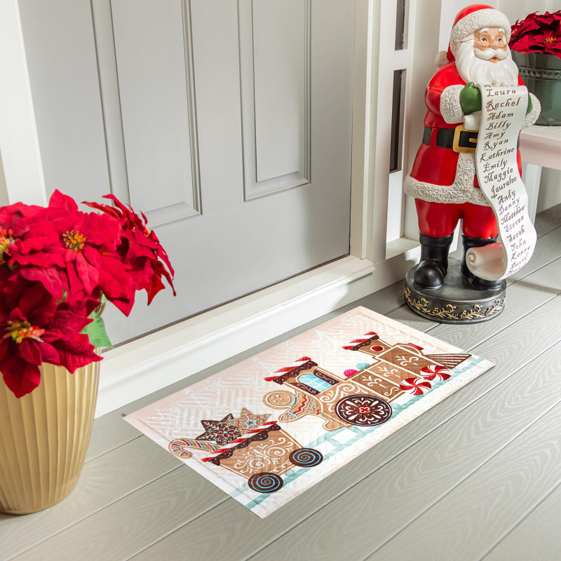 Tapis gaufré Gingerbread Train