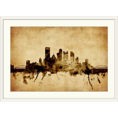 «Pittsburgh Pennsylvania Skyline» par Francy, impression