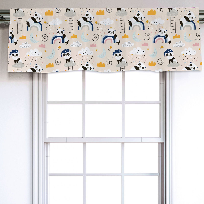 Sateen Ruffled Window Valance
