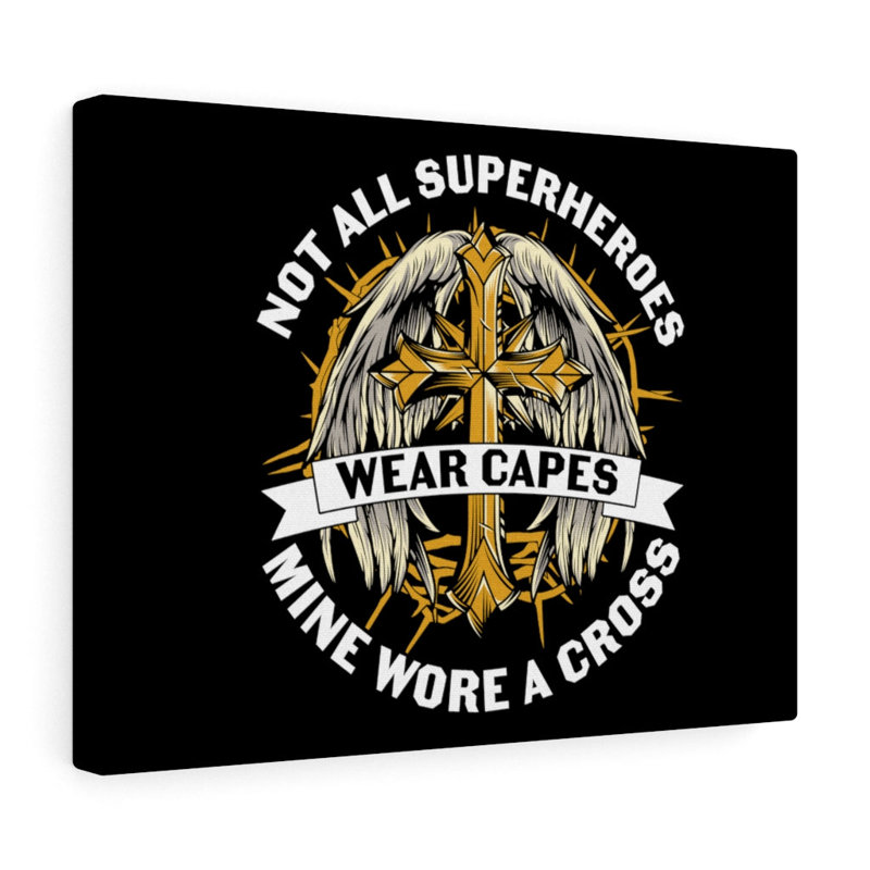 Mine Wore A Cross - Wrapped Canvas Print, 46cm H x 61cm W