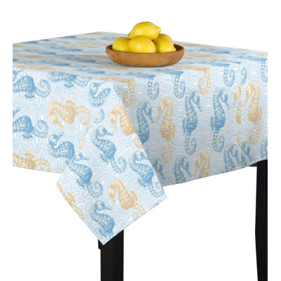Odette Marine Life Seahorses Tablecloth