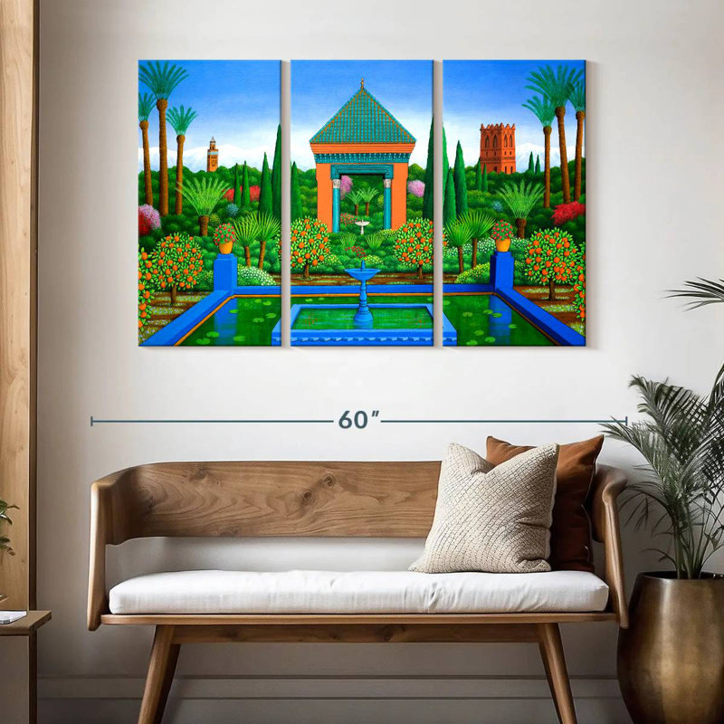 Rorry Marjorelle Oranges, 32" H x 50" W