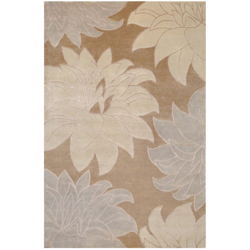 Jamaris Wool Floral Indoor Rug, Rectangle 9' x 13'