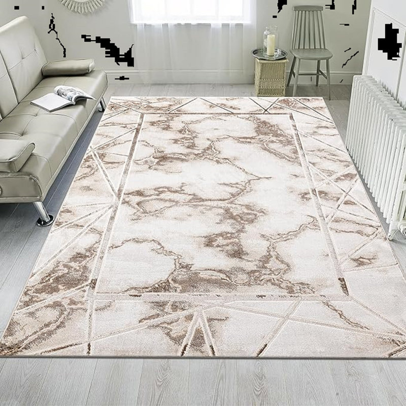 Modern Abstract Area Rugs Soft Living Room Rug Hallway Kitchen Bedroom Carpet Floor Mat, Rectangle 60 x 110 cm