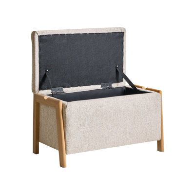 Taheem Fabric Upholstered Storage Bench