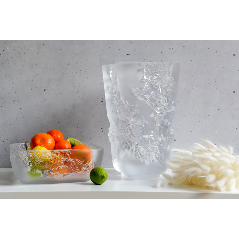 Pivoines Crystal Fruit Bowl