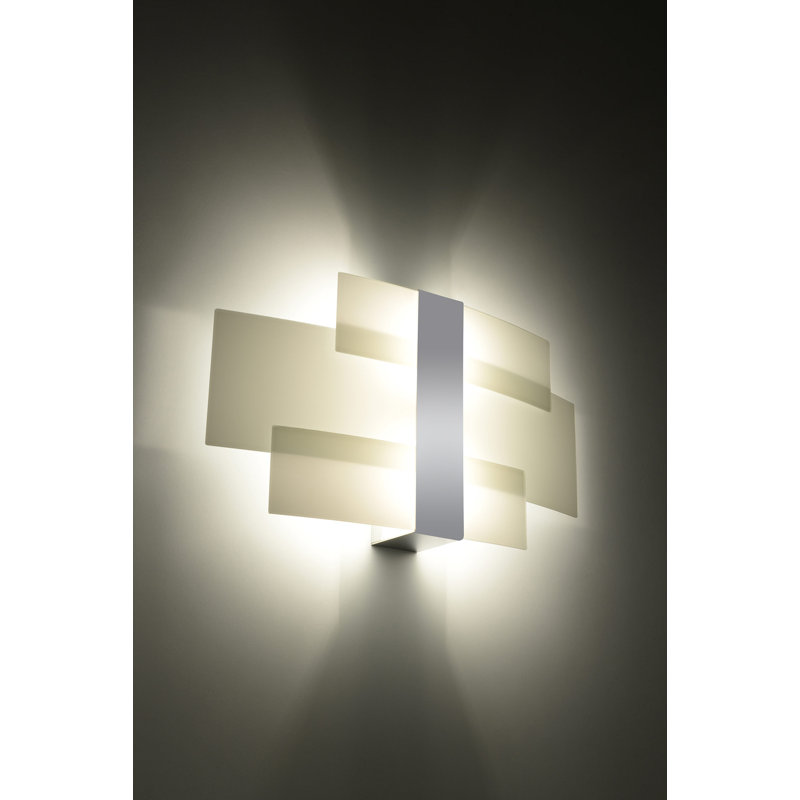 Petry Flush Mounted Sconce, Chrome