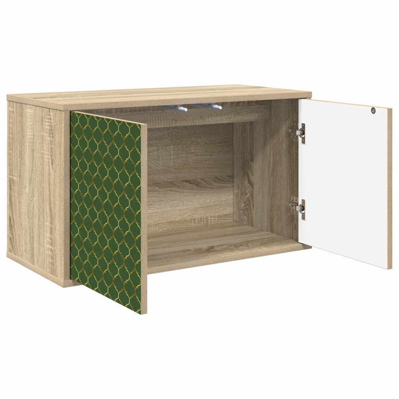 Unfinished with Fireplace Included, Sonoma Oak