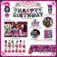 Décorations de fête d'anniversaire Monster High, ensemble de 112 décorations de fête et articles de vaisselle pour enfants