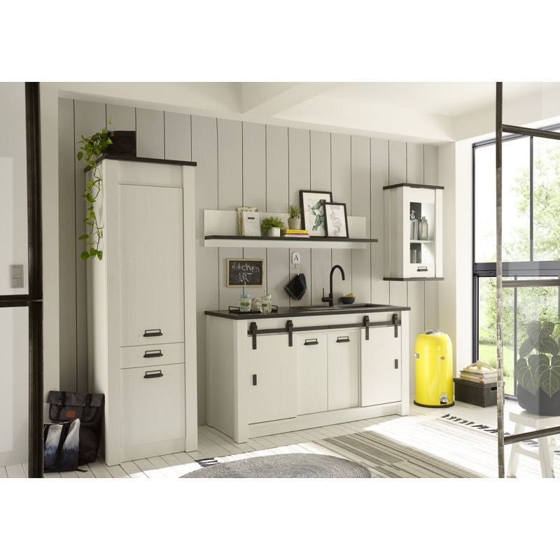 Accent Shelf, White, 30cm H x 160cm W x 22cm D.