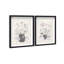 Modern Bloom Set Shadowbox Floral & Botanical Print by Oliver Gal, Black Frame, 10 x 15-2036984571-2036984551